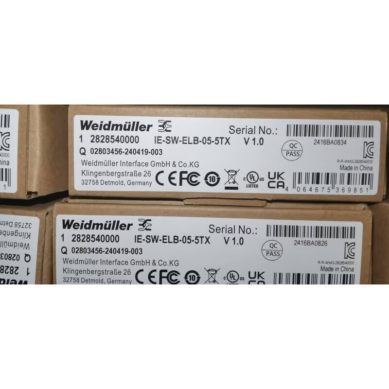 魏德米勒交换机IE-SW-ELB-05-5TX 2828540000 IE-SW-ELB-05-5TX(28285400
