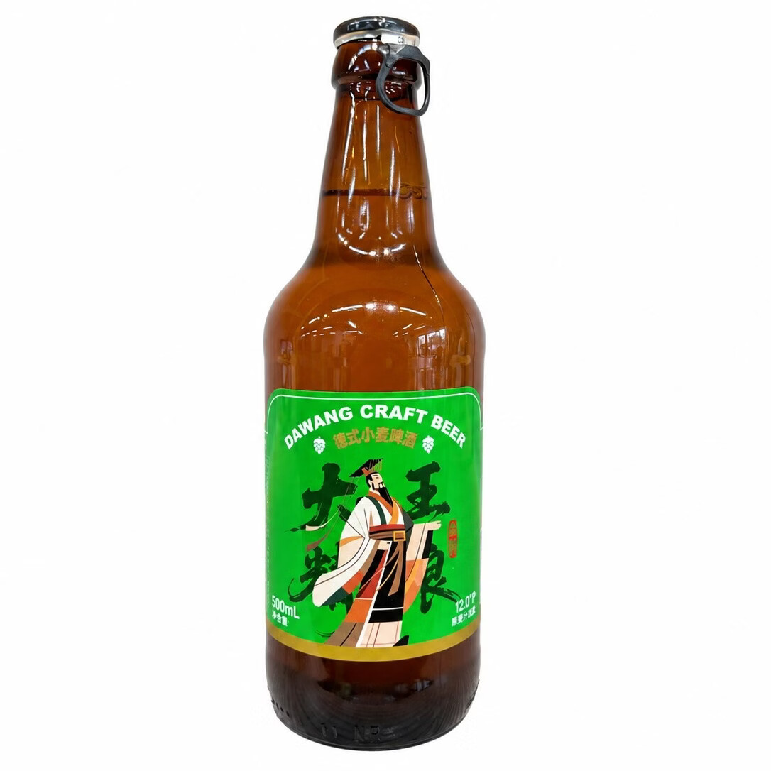 大王精酿啤酒德式小麦500ml*12瓶一整箱 大王精酿啤酒 500mL 12瓶 整箱装