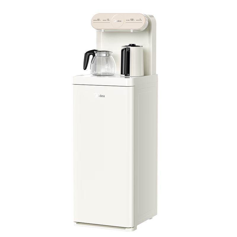 美的新款茶吧机家用高端客厅下置式速热饮水机一体柜水满即停双温双出水无异味快插安装【国家补贴】 温热型 【美的年度新品】简约2356温热款