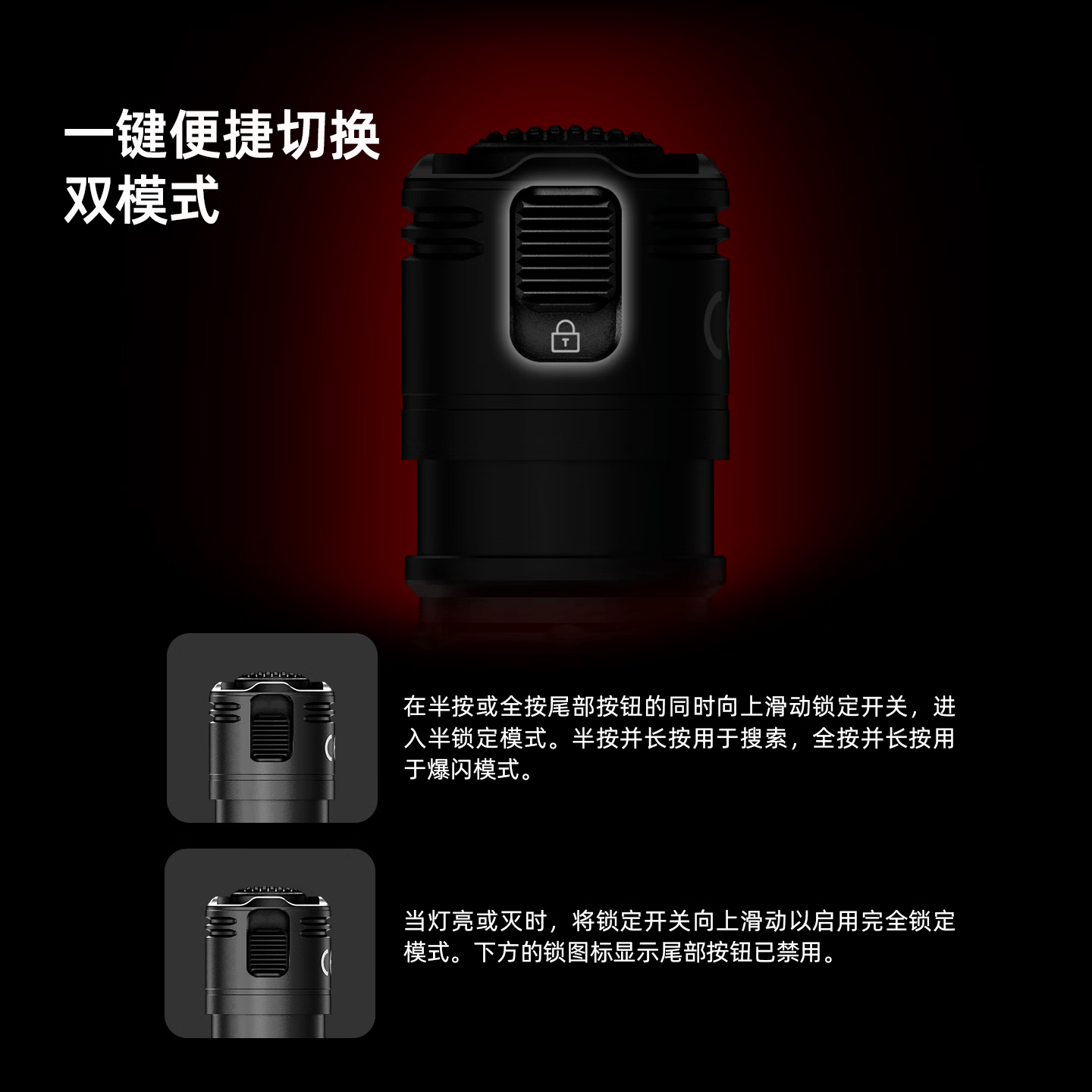 AIMWIN超紧凑EDC战术mini手电筒ET4户外强光便捷超亮徒步手电筒 紧凑MINI战术手电 ET4