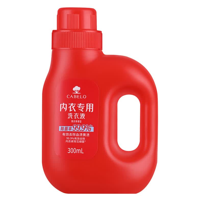 卡蓓诺内衣物专用抑菌去血渍洗衣液300ml 内衣洗衣液300ml*4瓶