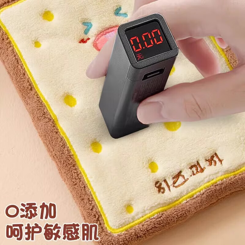 【精选好物】可爱擦手巾挂式吸水卫生间卡通擦可压缩毛巾洗手小方 饼干 1条