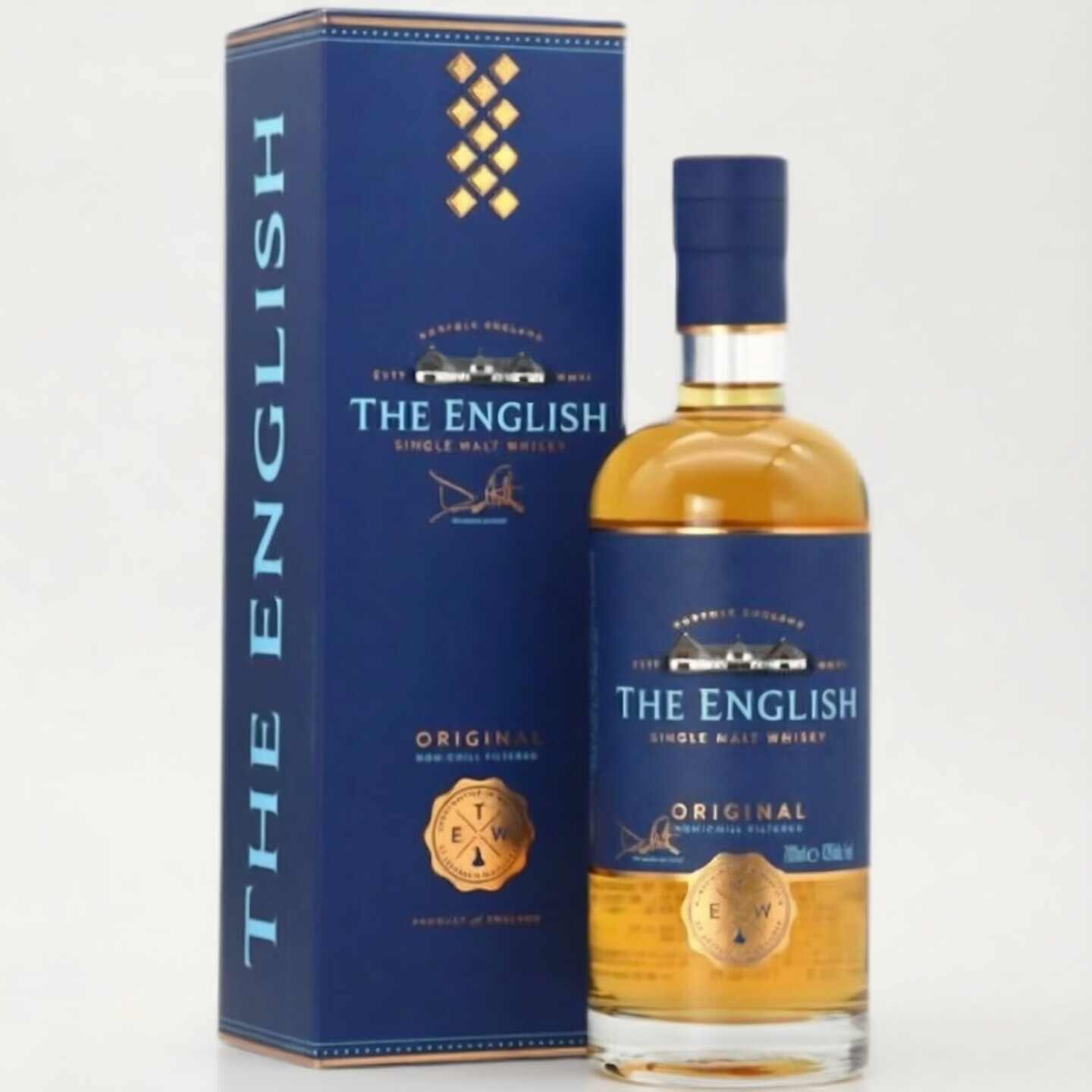 英格诗THE ENGLISH本源单一麦芽威士忌700ml英国进口洋酒 国行正品