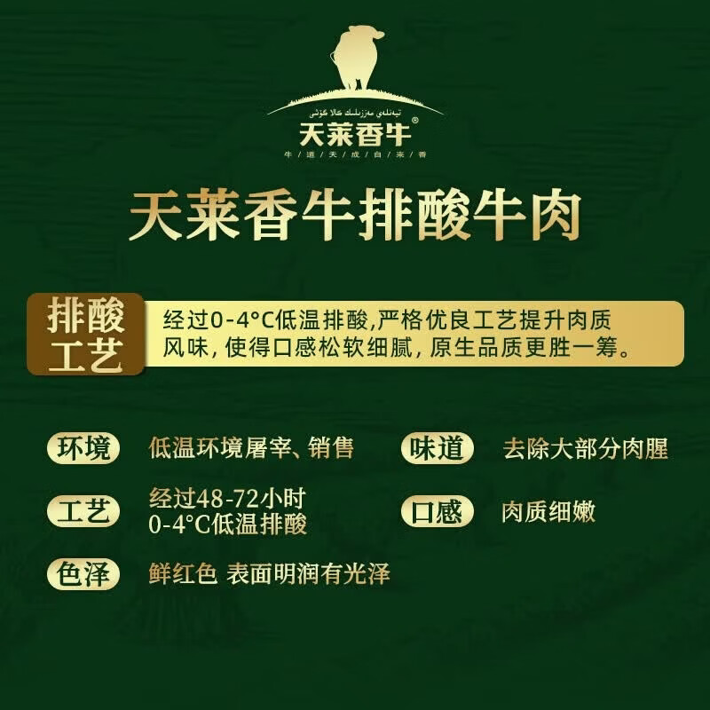 天莱香牛 原切肥牛肉卷 涮火锅食材 OFDC有机认证 新疆 全产业链 【CP装】有机牛肉卷900g