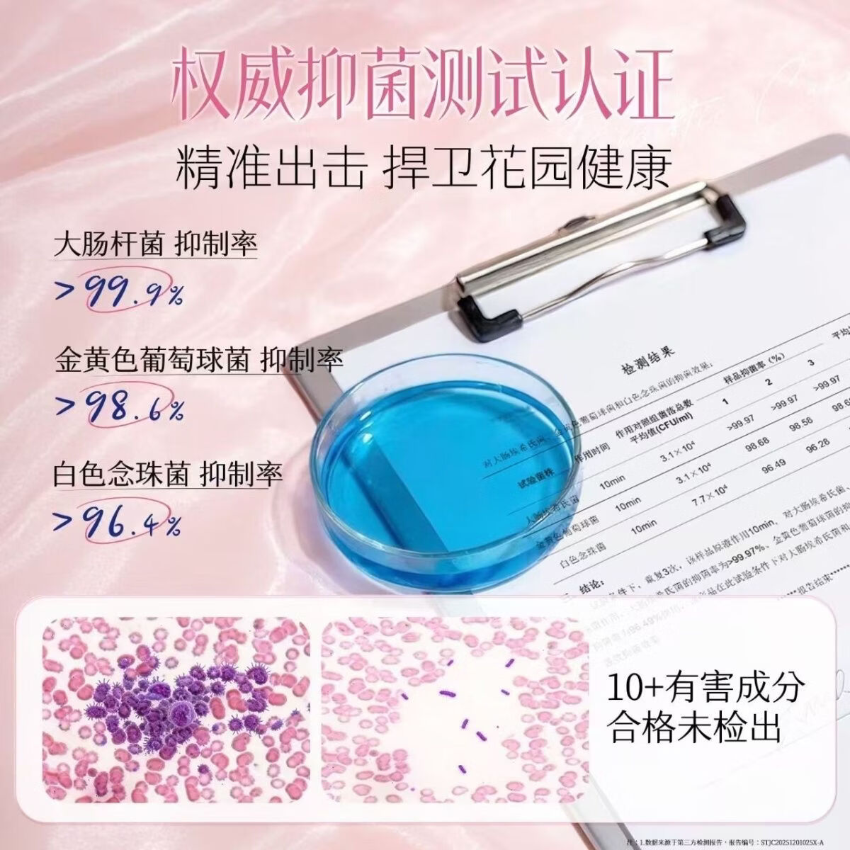 GJGJMY家庭护理HPV止痒去味留香私护清洗液护理液益生菌私处护理液私密 【3瓶装】草本植萃抑菌私处护理洗液200ml