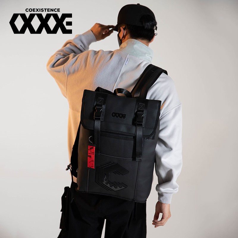 coexistence共存双肩包男士背包大容量旅行包简约时尚运动潮书包31205