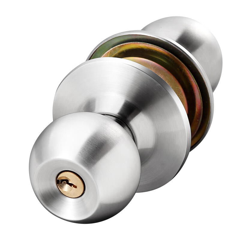 igear 球形锁室内门锁不锈钢卫生间卧室球锁铜锁芯球型锁 双锁舌通用