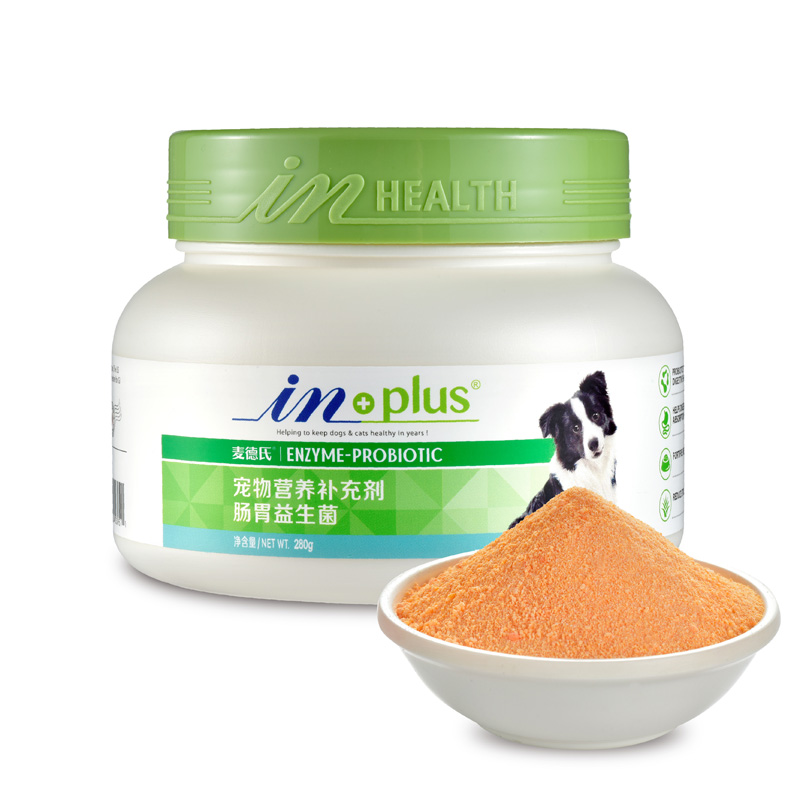 麦德氏in-plus 宠物调理肠胃保健益生菌 280g 狗狗益生菌肠胃宝预防拉肚子拉稀