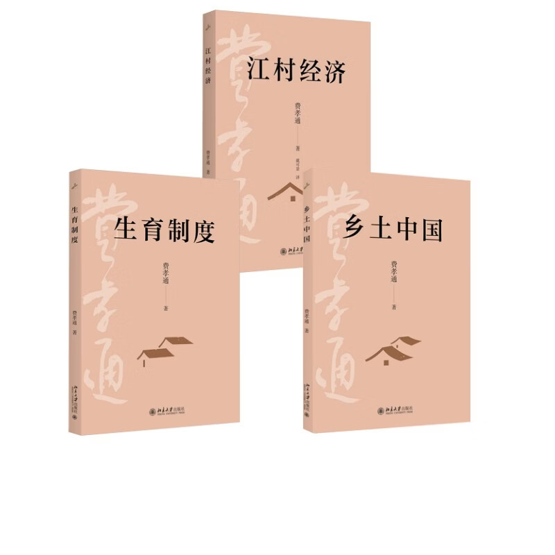 乡土中国+江村经济+生育制度 费孝通 著等 北京大学出版社 书籍 图书