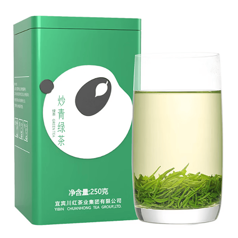 川红 特级茶叶炒青云雾绿茶 四川明前毛峰高山绿茶自己喝250克