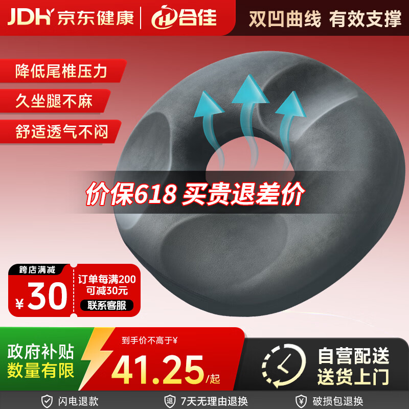 合佳痔疮坐垫夏季办公室尾椎骨骨折孕妇术后产后中空透气久坐神器垫子