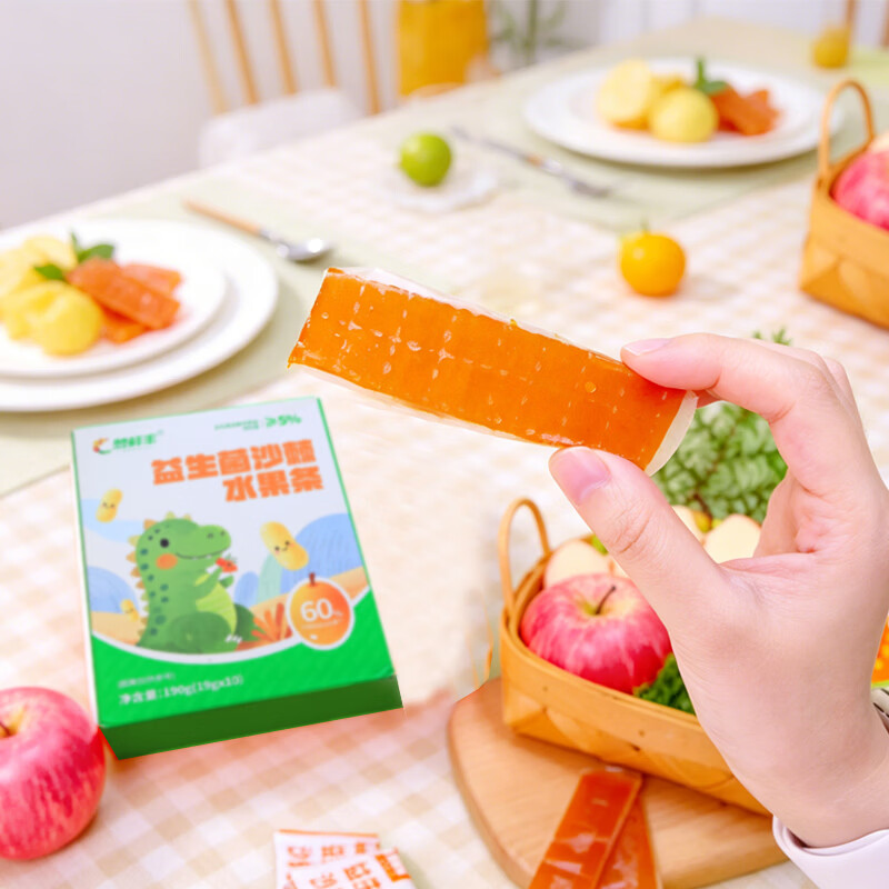 棘鲜丰益生菌沙棘水果条沙棘果糕儿童零食营养健康富含VC新疆特产 益生菌沙棘水果条 190g*1盒