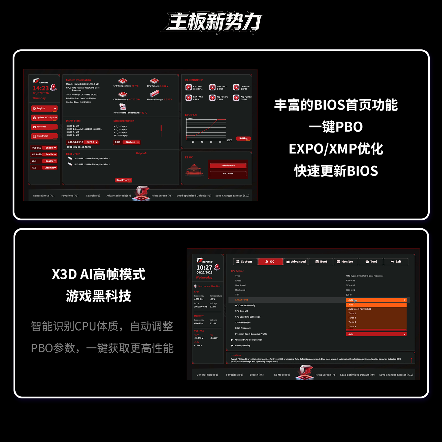 七彩虹 B850 IGAME I MINI OC DDR5 图 7