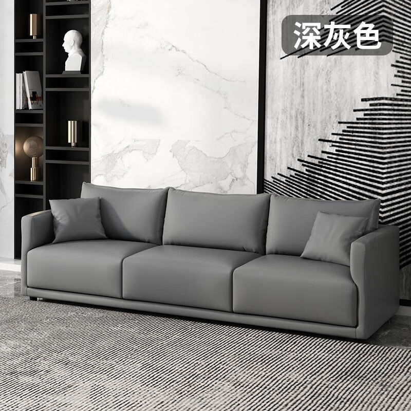 缘言梓(yuanyanzi)落地沙发无腿意式科技布艺户型客厅公寓服装店双