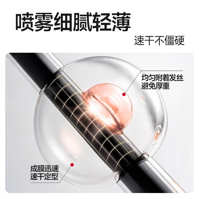 杰威尔发胶男士定型喷雾蓬松头发自然造型高颅顶发型持久干胶定型水 清香速干型250ml