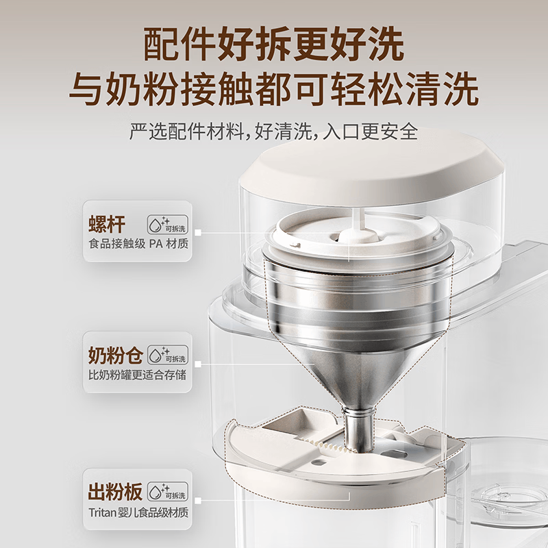 kiwy小马喂喂全自动泡奶机冲奶粉一体机婴儿恒温调奶器一键冲泡奶粉机 【P70】全自动泡奶机 1.5L