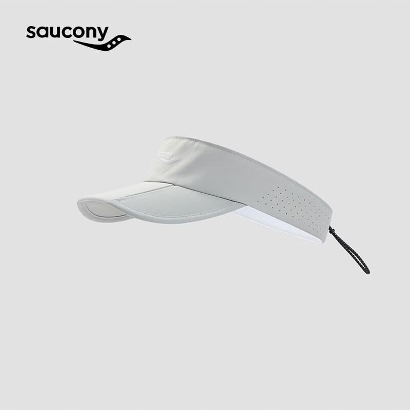 SAUCONY索康尼新品中性2026夏跑步训练系列运动帽 淡雾灰 均码