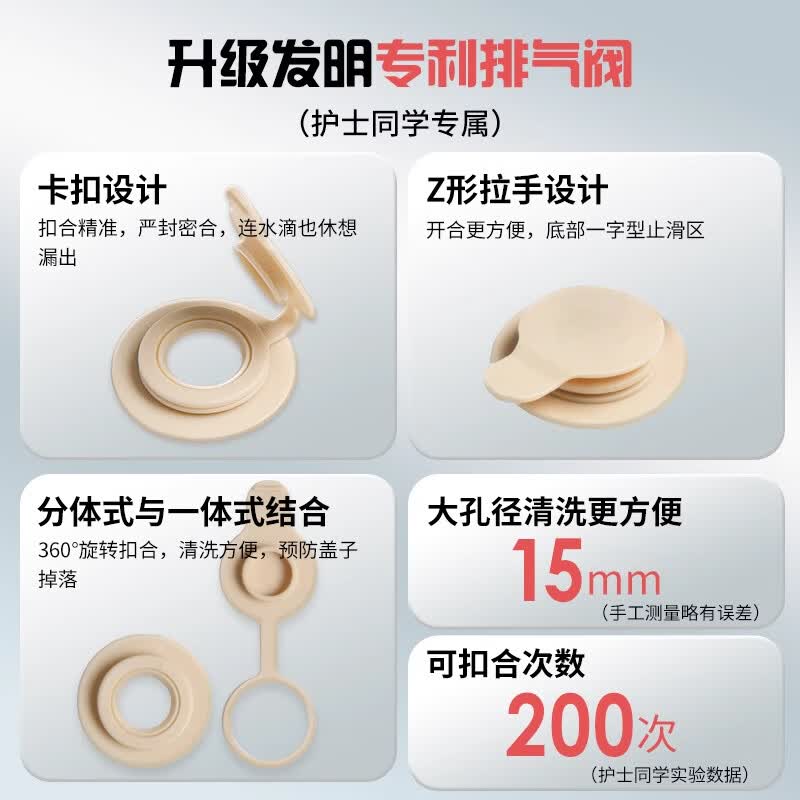护士同学一件式造口袋可排气款易清洗一次性双层底盘肛肠造瘘粪便袋造口袋 【双底盘排气】3盒30片+清洗壶
