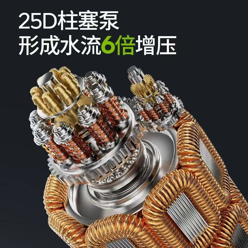 雷驰豹无线锂电高压洗车水枪强劲大水压力家用洗车洗地便携全能清洗神器 【德系涡轮无刷机】96Vh双电池/10节2电1充/10米水管*六合一/塑箱 德国顶配水枪+终身质保+送收纳箱+运费险+七天试用