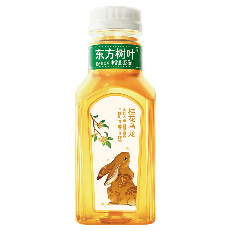 农夫山泉 东方树叶 复合茶饮料糖0卡0脂 无糖饮料 整箱装 335ml*6瓶 茉莉花茶