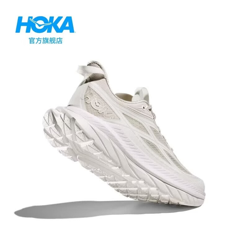 HOKA女款夏舒适轻盈运动休闲鞋马赫先锋版MACH REMASTERED耐磨透气 【新色】晨霜白/宇宙灰 36