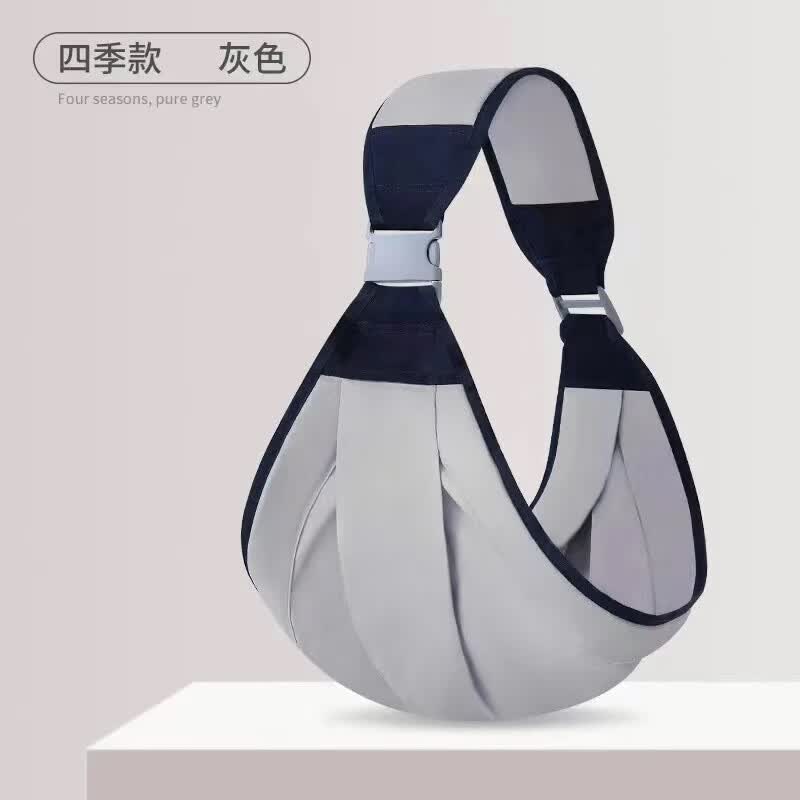 婴儿背带腰凳轻便四季宝宝抱抱托儿童坐凳抱娃神器多功能小孩外出 高级灰