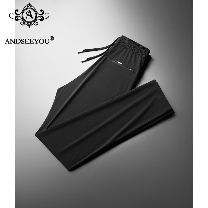 andseeyou品牌 男士休闲裤 国潮服装2023夏季新款时尚潮流百搭商务