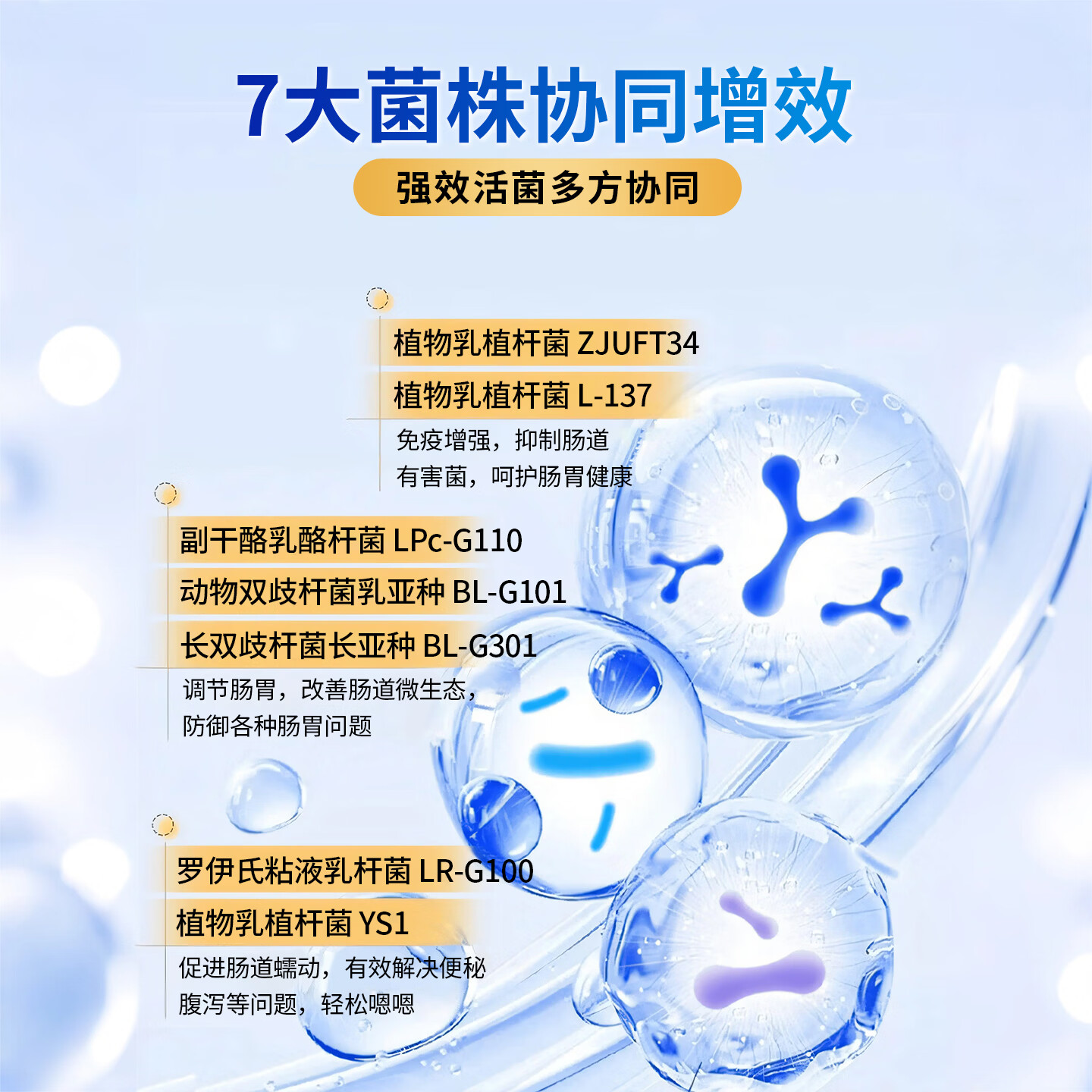 畅润华高活性益生菌冻干粉肠胃益生元肠道冻干粉儿童成人孕妇乳酸菌 乳酸菌冻干粉 24袋*2盒