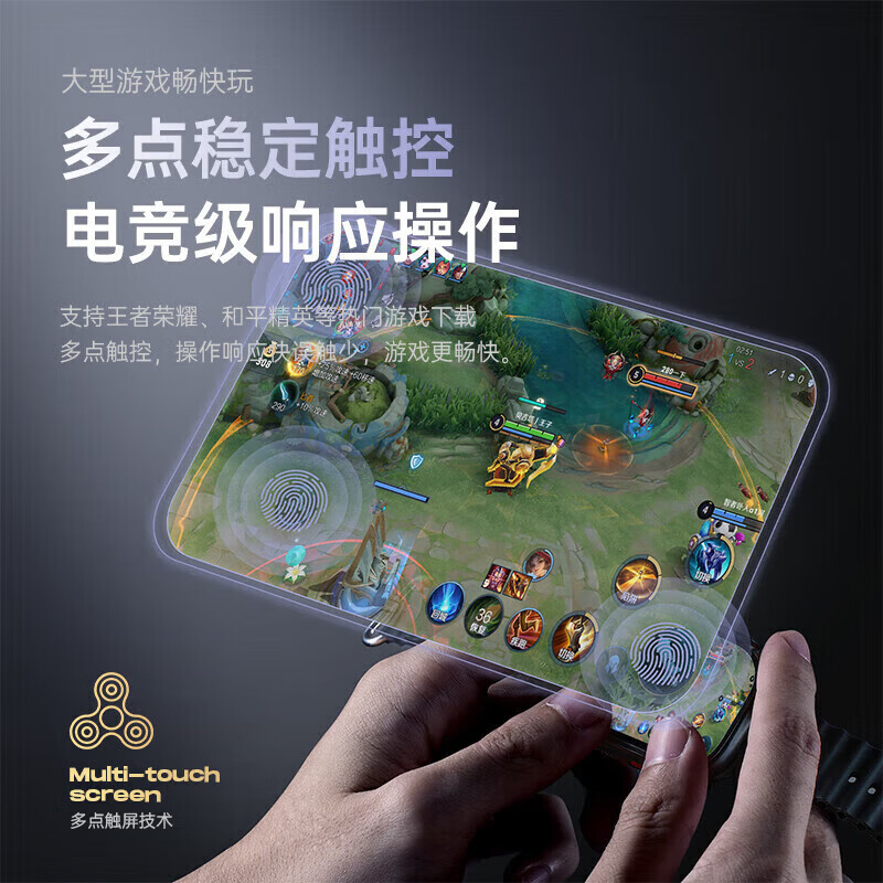 HUWYLE直营华为手机适用2026款电话表手青少年学生儿童定位全网通初高中 旗舰运动款【星光银】256G内存