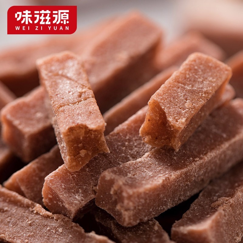 味滋源 山楂卷山楂条果蛋皮蜜钱果干山楂片 儿时怀旧零食酸甜爽口小吃 山楂条500g+山楂卷500g 1件