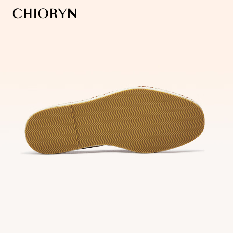 CHIORYN【翻毛小羊皮】青润渔夫鞋男透气一脚蹬乐福鞋软底豆豆鞋 金棕色H0501-1 38  同运动鞋39码数