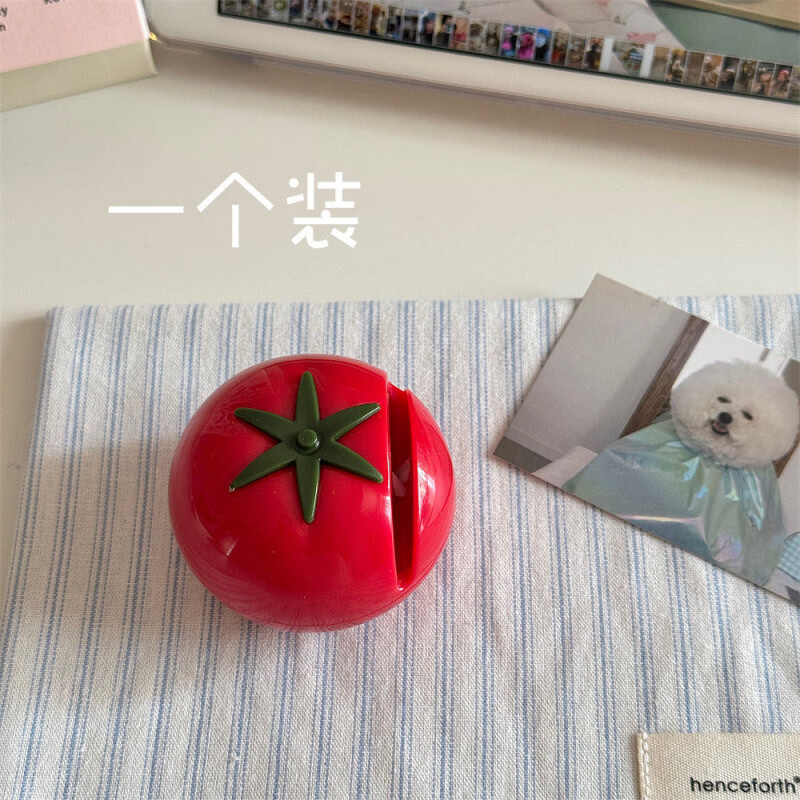 丰美斯ins可爱创意造型西红柿磨刀器卡通桌面装饰美式复古磨刀摆件个性 1#番茄磨刀器-一个装