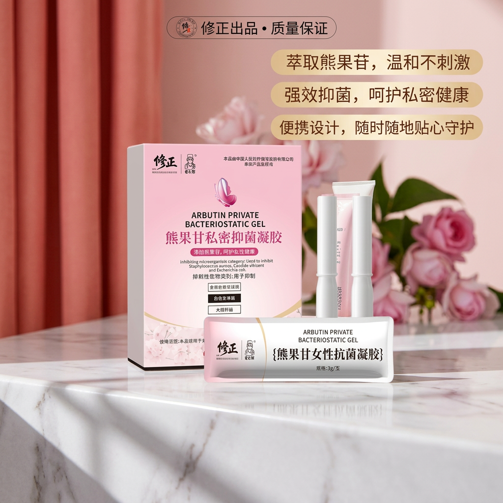 修正熊果苷妇科凝胶炎症抑菌瘙痒女产后松弛干涩宫颈糜烂白带异味 女性私处护理凝胶3g*5