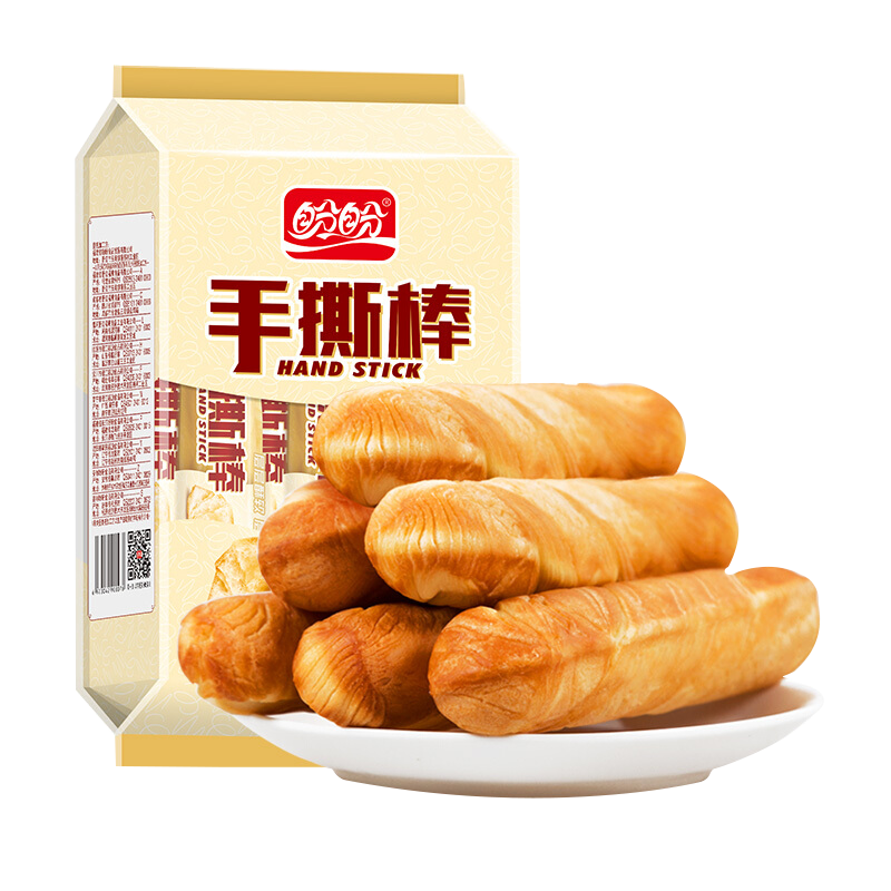 PANPAN FOODS 盼盼 手撕棒面包 奶香味 210g