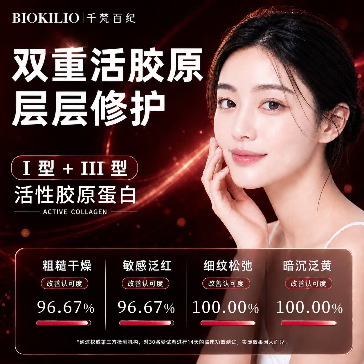 千梵百纪活性胶原蛋白修护面膜屏障修护补水保湿抗皱紧致舒缓熬夜急救面膜 【热卖推荐】胶原面膜5片