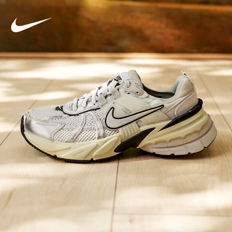 耐克（NIKE） 女鞋 V2K RUN 复古休闲运动跑步鞋时尚百搭老爹鞋 FD0736-100 35.5