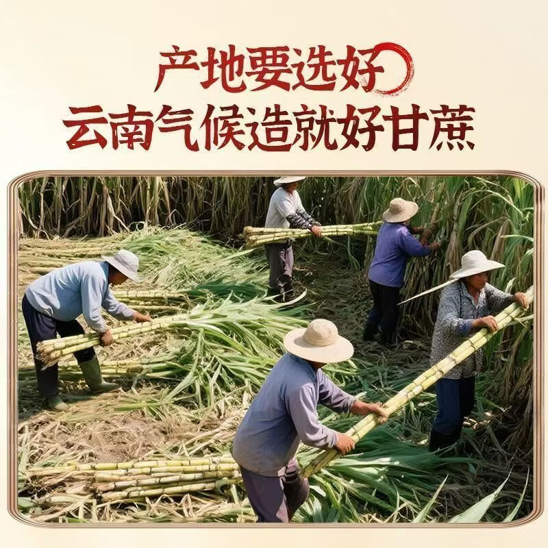 协穆正宗古法黄冰糖多晶纯甘蔗土冰糖原浆结晶卤肉炒糖色银耳羹罐装糖 200g*8罐