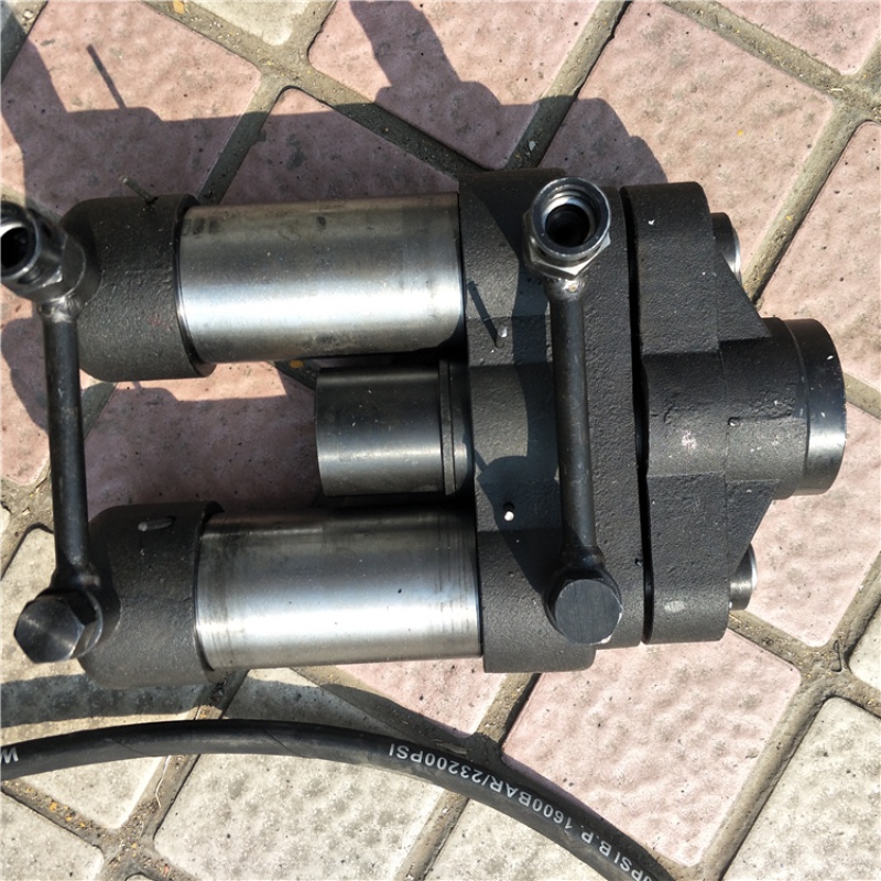 oloey矿用双缸式锚索张拉机 手动双缸张拉千斤顶 井下用风动张拉机具