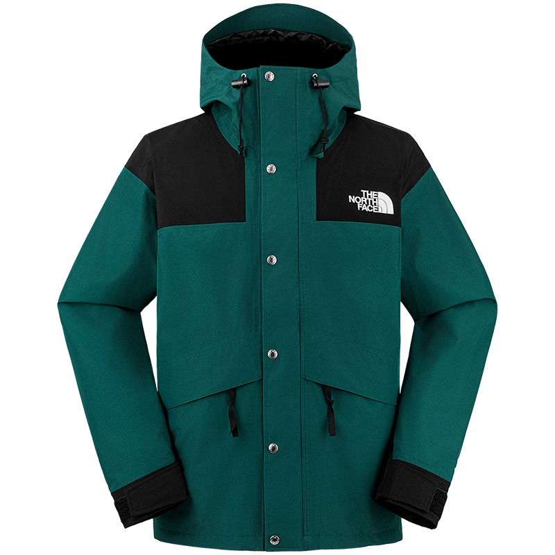 The North Face北面ICON 86冲锋衣男女款防水硬壳外套8AKJ /586绿色  L