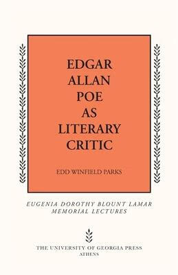 预订 edgar allan poe as literary critic
