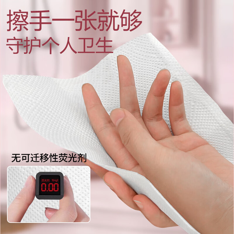 BLUEGUAN悬挂式擦手纸巾200抽*2层挂式家用厨房纸吸油纸吸水纸加厚料理纸 2层 200抽*4提