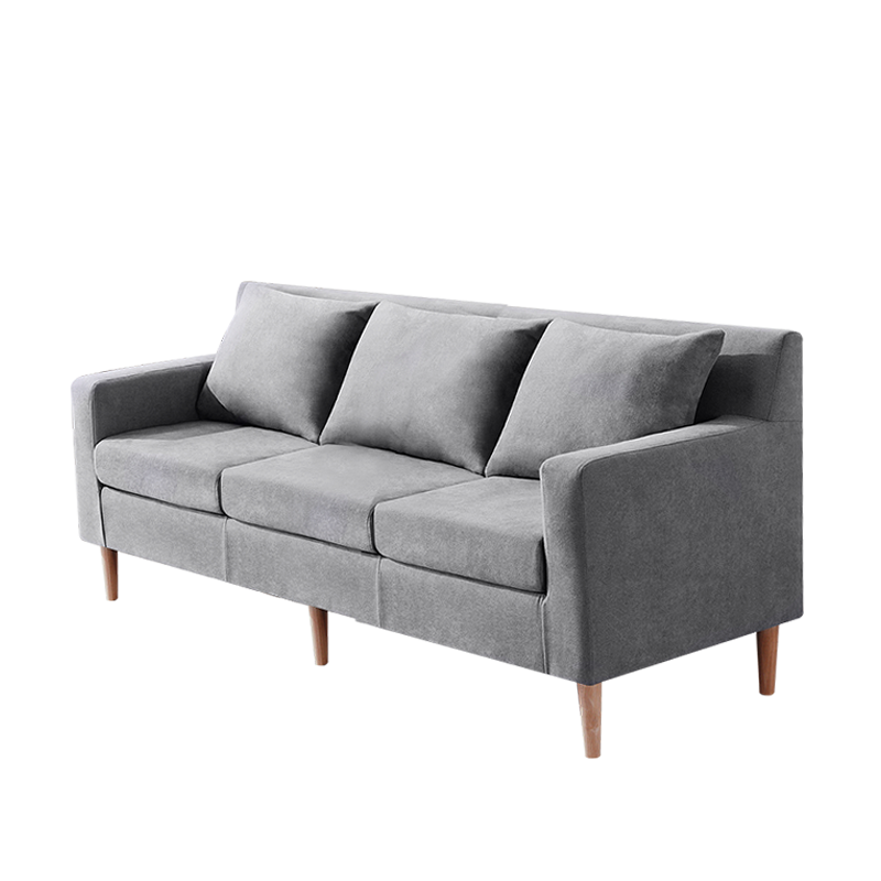 顾格 沙发 沙发小户型北欧双人三人小型休闲布艺 三人位 G1772