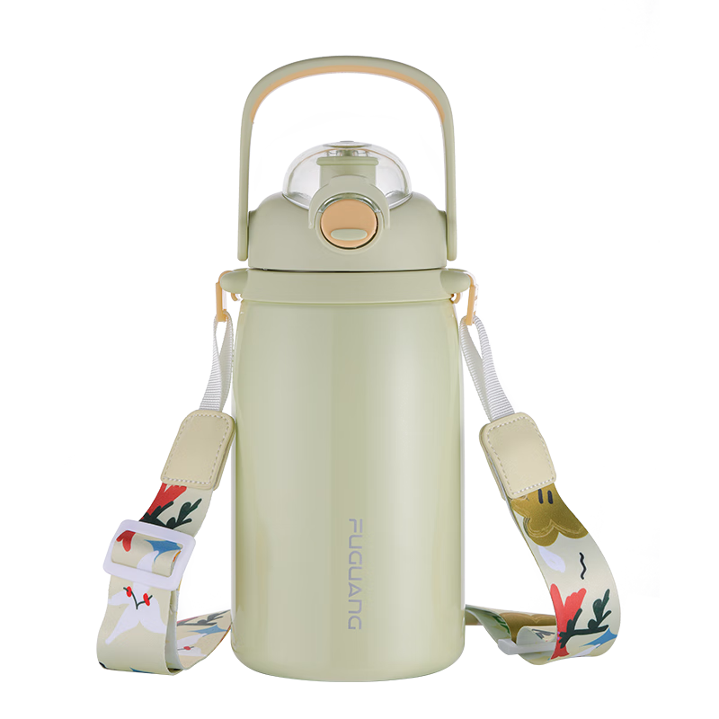 ���Ᵽ�±�316L������ˮ����Ů����˫�����ܱ�����ѧ����ͯ����1300ml