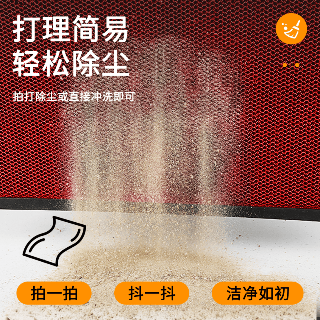 雨萱入户地垫玄关防滑垫加厚垫子铺地耐磨耐脏高级感进门胶垫门口脚垫 弹力网-平安喜乐 80cm*120cm