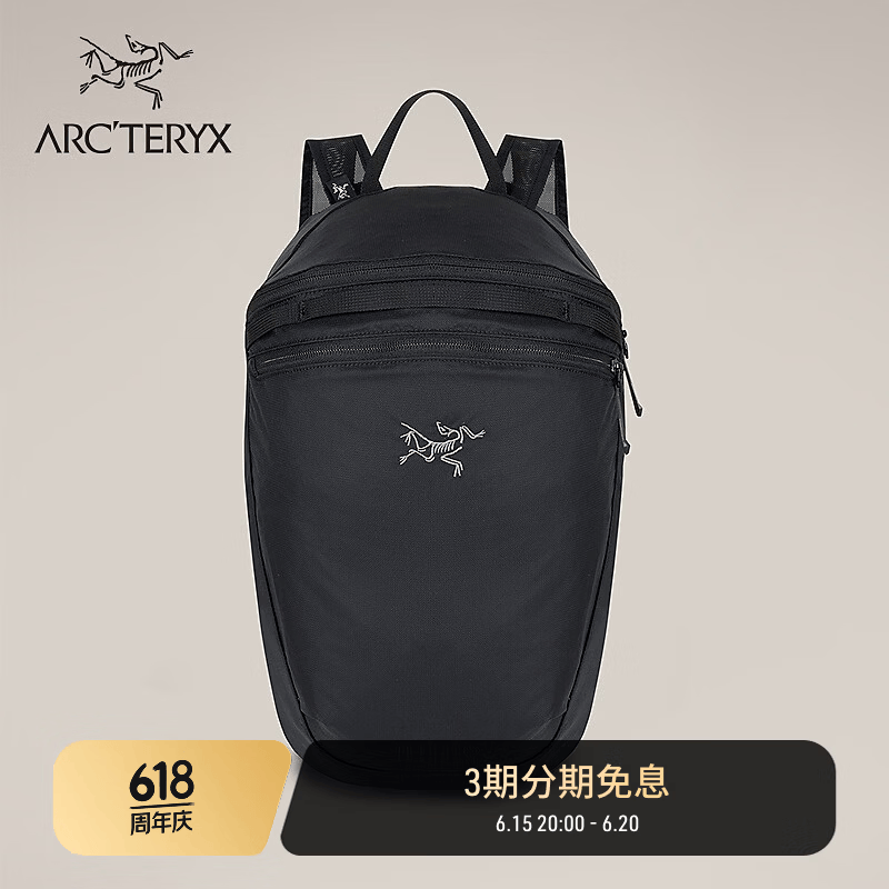 ARC'TERYX始祖鸟 HELIAD 15 BACKPACK 男女同款 背包 BLACK/黑色 均码