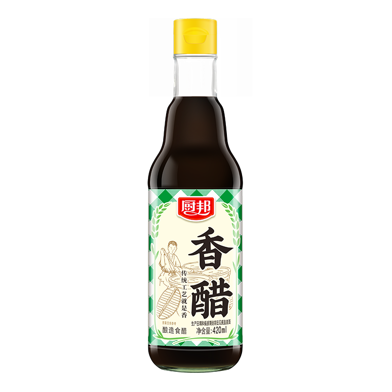 厨邦香醋420ml【传统工艺】固态发酵 凉拌汁调味品饺子醋