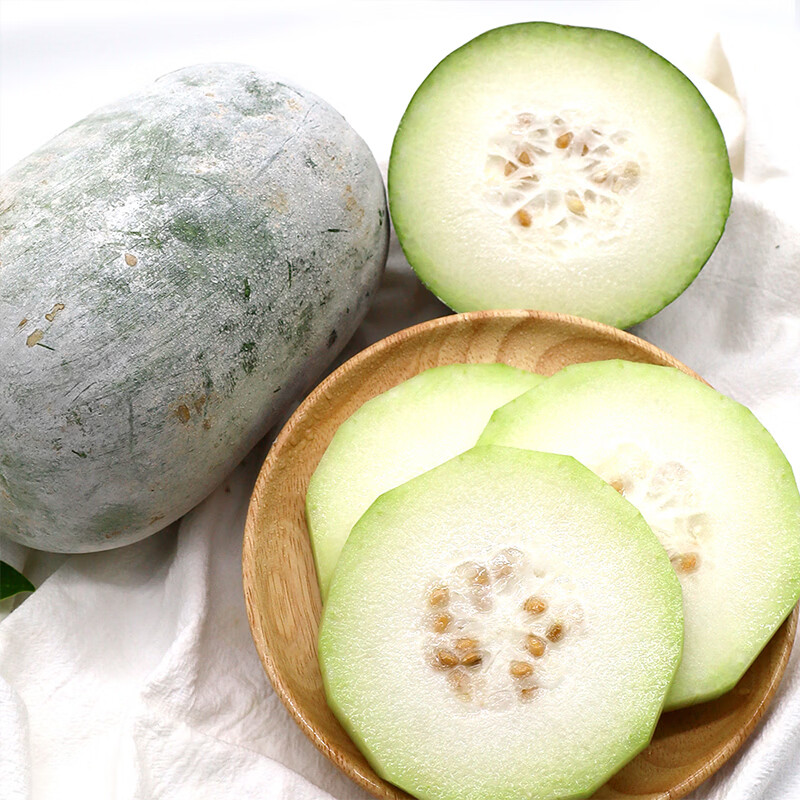 宝菜水果冬瓜 挂霜青皮迷你冬瓜清甜可口现摘新鲜蔬菜 净重 4.5斤 (单果重500-1000g) 约2-3个