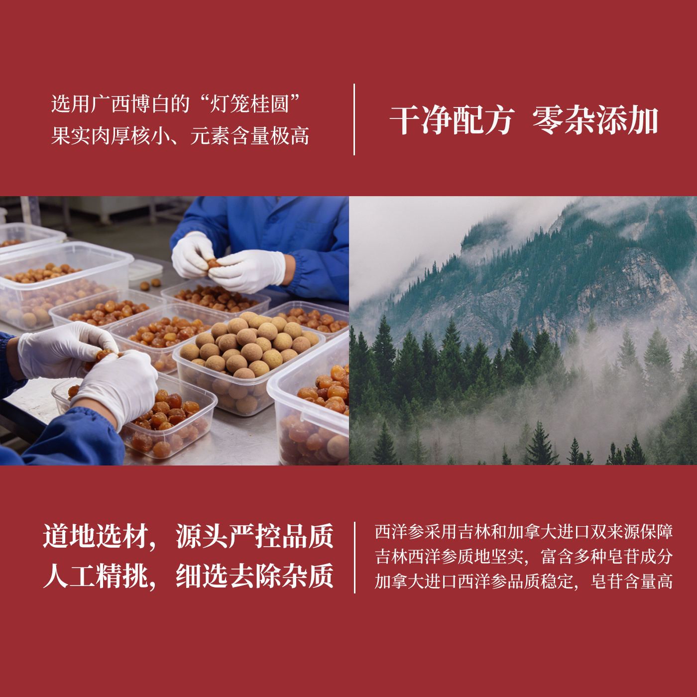 知元舒玉灵膏西洋参桂圆龙眼肉膏方草本滋补女性润养干净无添加草本滋补 220g*1瓶