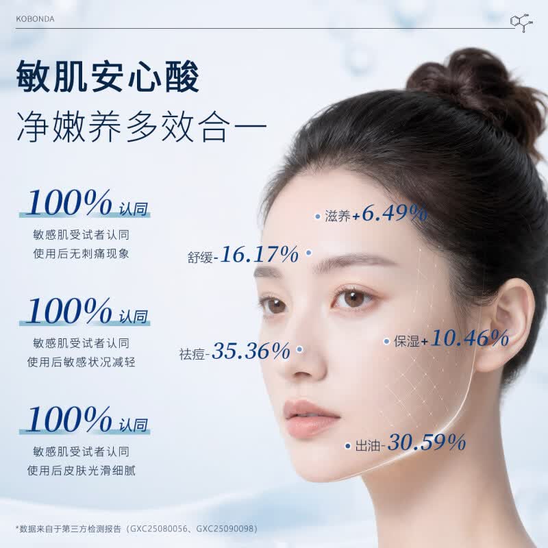 科邦达水杨酸面膜水杨酸焕颜去黑头撕拉面膜补水保湿涂抹面膜润肤 五瓶【囤货装】买五赠二 【官方直售 质量保证】