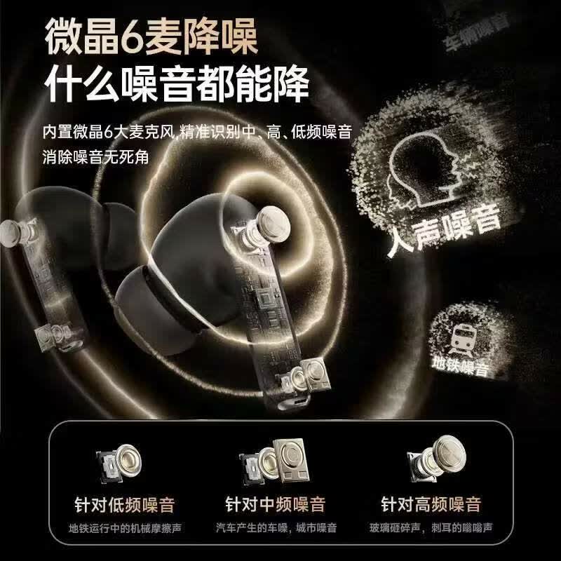 华强北爆款【全网热销百万丨2026最新款Pro3代】适配苹果耳机降噪耳机心率检测华强北airpods3无线蓝牙耳机 全新升级APP款【Pro3顶配版】官配正品 价保618【下单赠保护套】全功能顶配Pro3